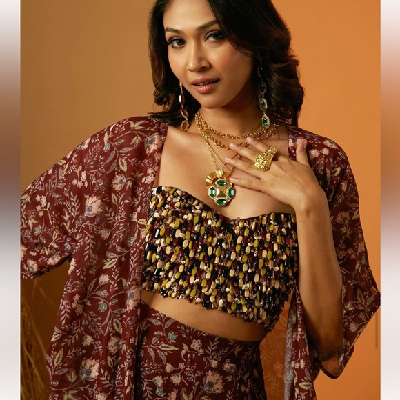 Pernia pop up 3 piece pant set - Picture 2 of 4